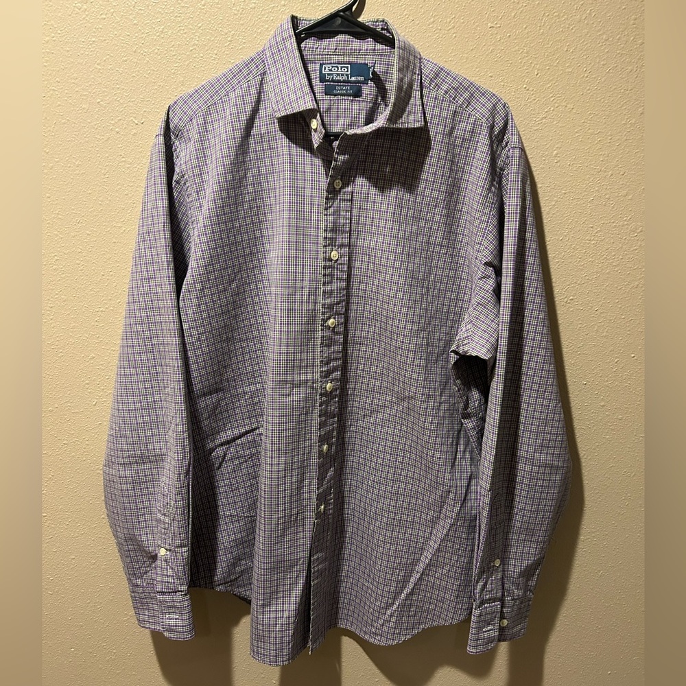 Polo Long Sleeve Button Down - image 1